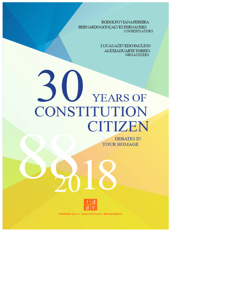 30 Years of Brazil's 1988 Constitution | PDF | Freedom Of Religion | Brazil