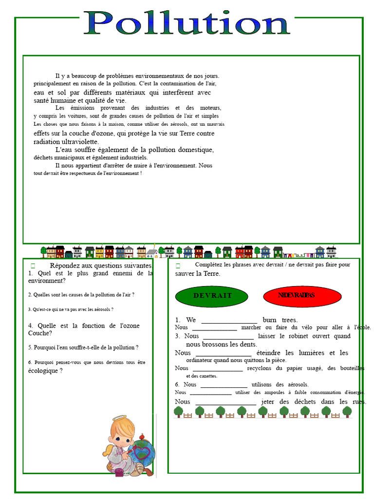 Problèmes de pollution et solutions écologiques | PDF | la pollution ...