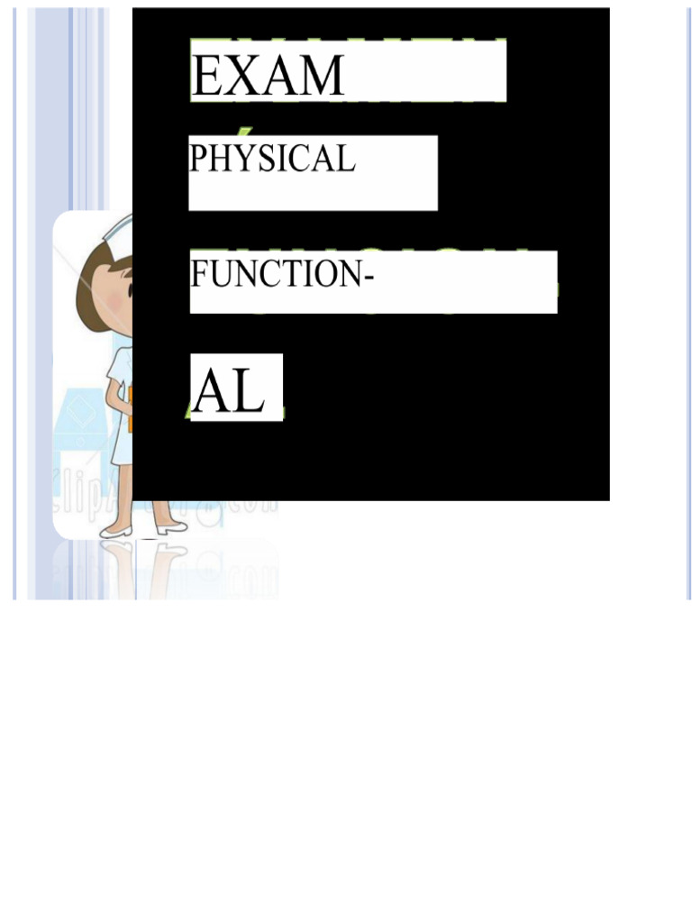 Functional Physical Examination | PDF | Physical Examination