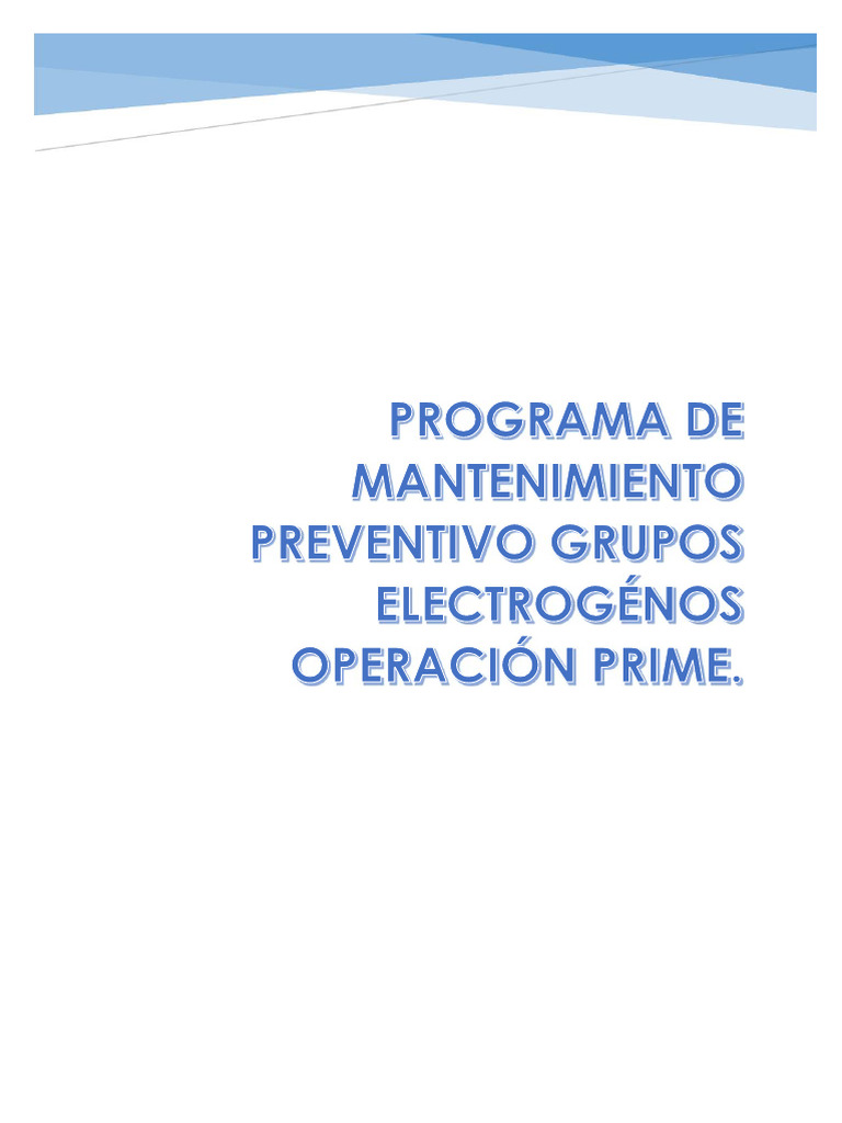 Programme de Maintenance Préventive | PDF | Piston | Ingénierie mécanique