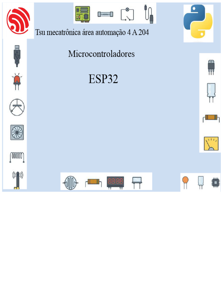 Programação ESP32 com MicroPython | PDF | Conversor de analógico para ...