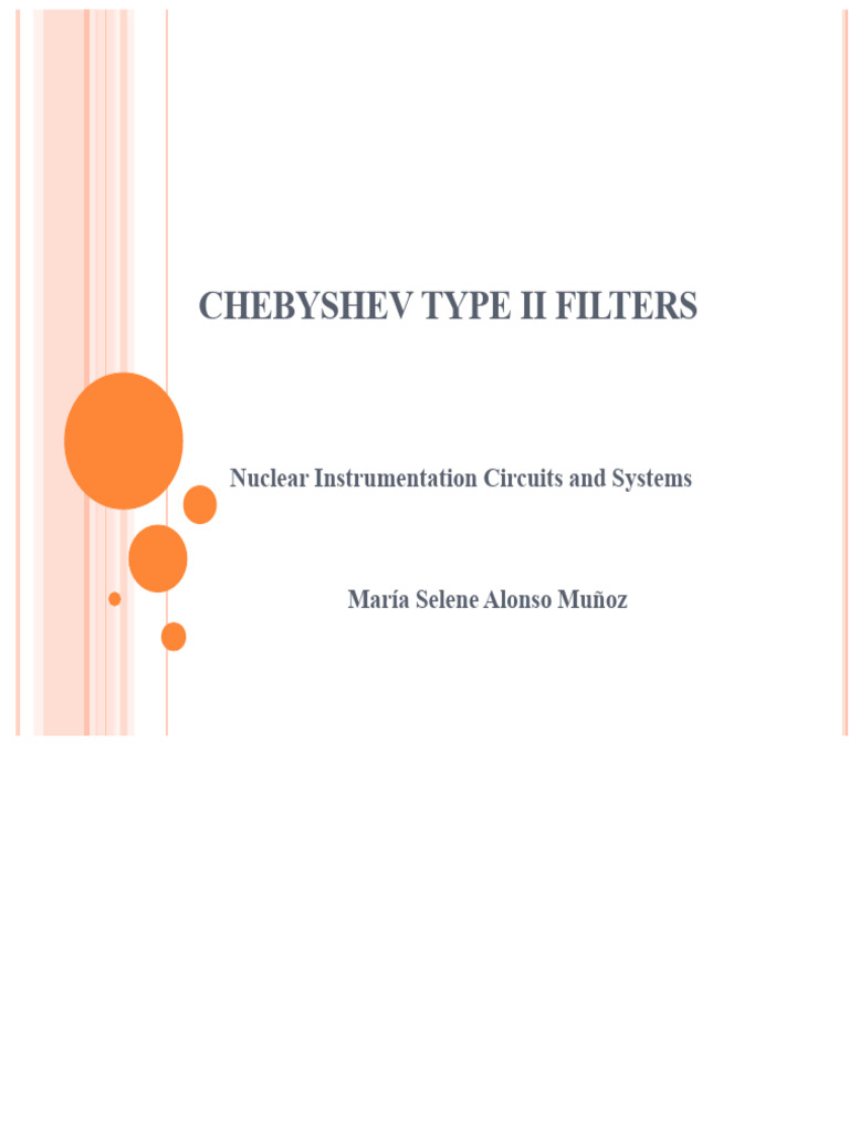 136221167-Chebyshev Filters-Type II | PDF | Electronic Filter ...