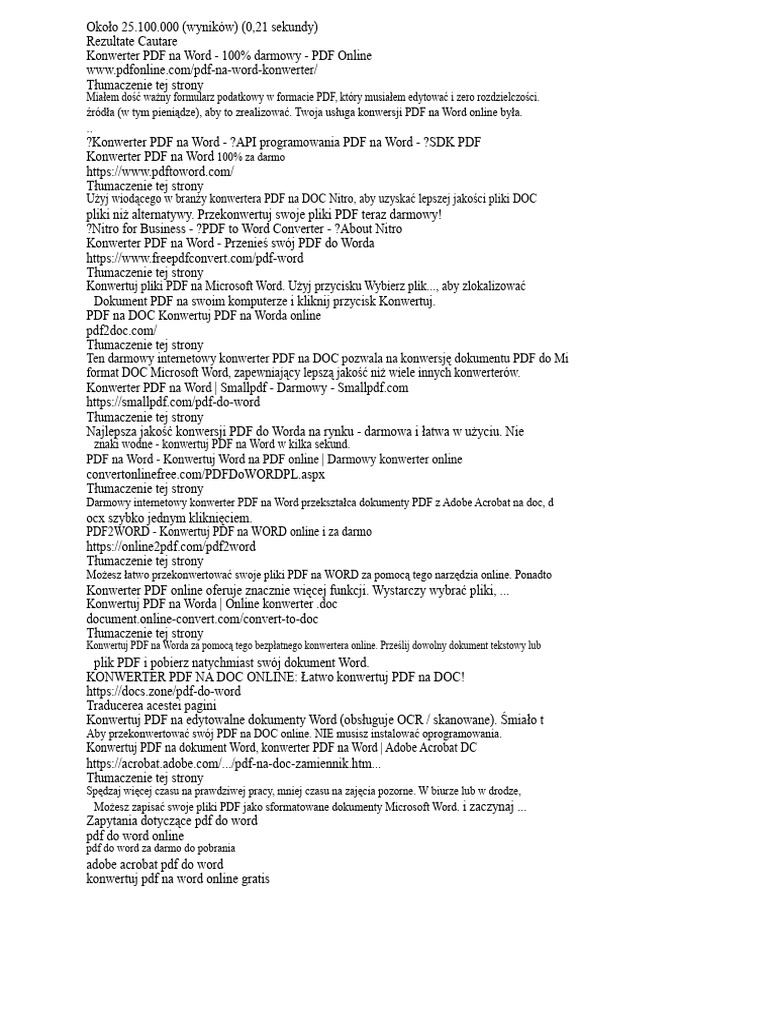 PDF 2 Word | PDF