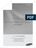 Samsung HT-D5210C Home Theater Manual