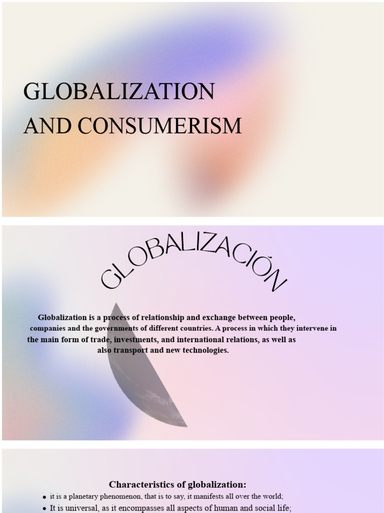 Globalization's Impact on Consumerism | PDF | Consumerism | Globalization