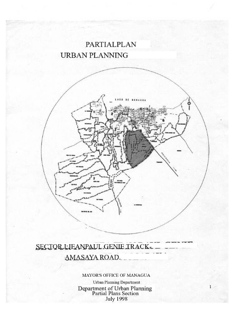 Partial Plan Jean Paul Genie | PDF | Zoning | Rural Area