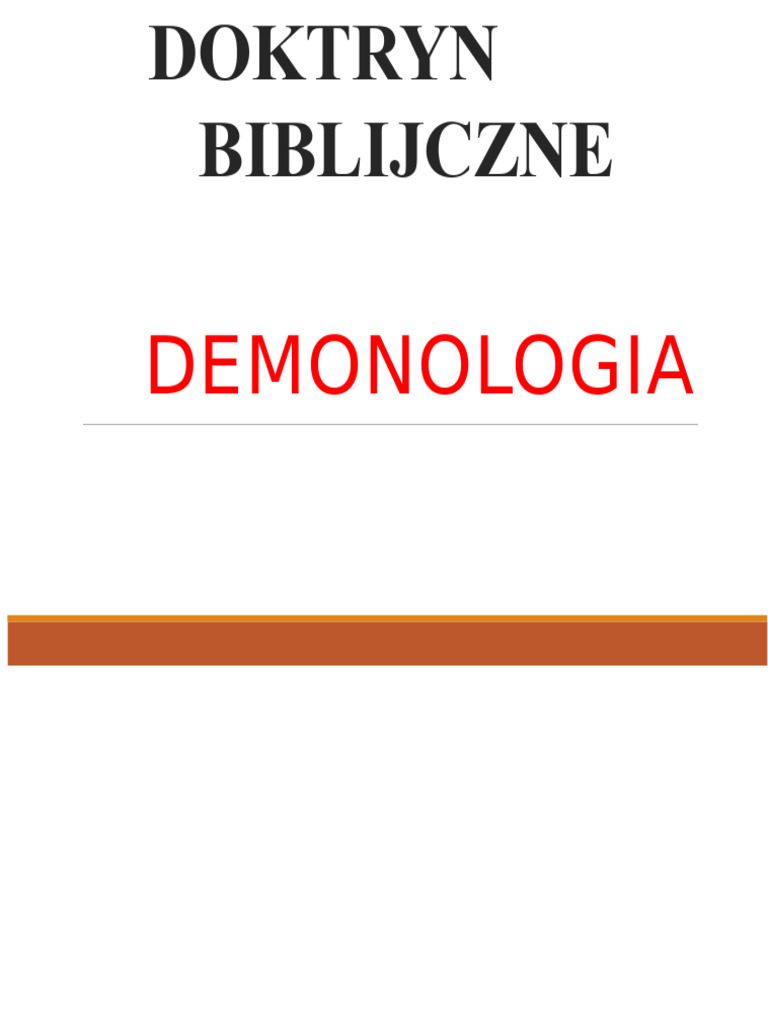 DEMONOLOGIA | PDF