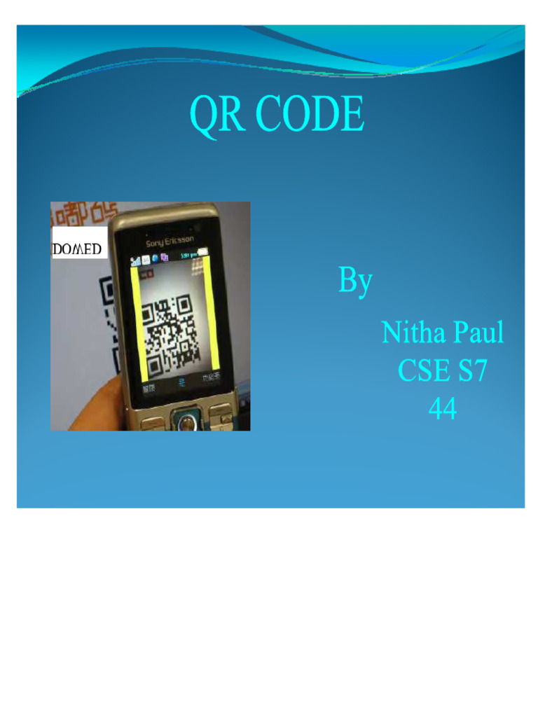 Seminario de Códigos QR | PDF | Código QR | Código Universal de Producto