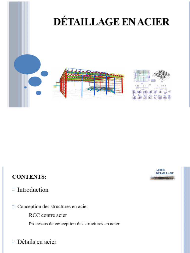 Conception et Détails des Structures en Acier | PDF | Acier | Béton
