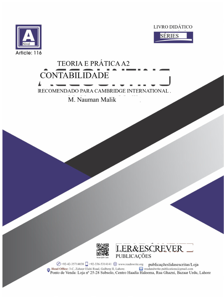 Contabilidade A2: Teoria e Prática | PDF | Fluxo de caixa | Contabilidade