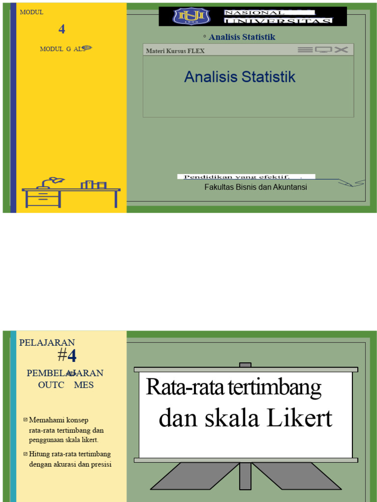 Rata-rata Tertimbang dan Skala Likert | PDF