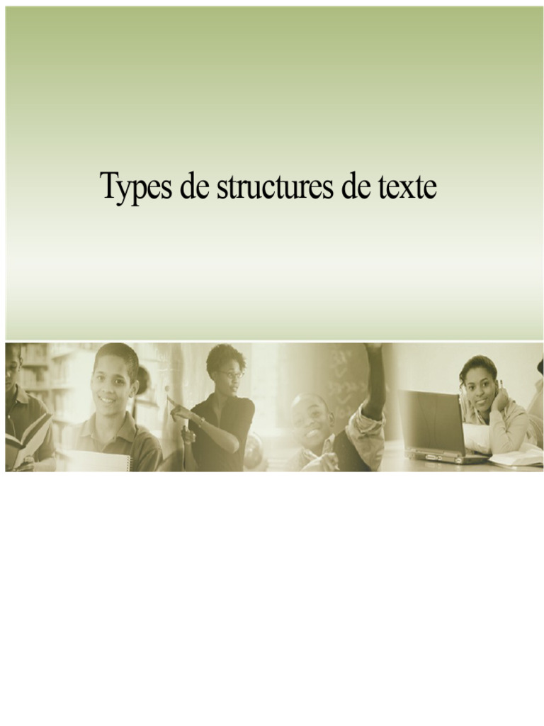 Structures de texte : Types et usages | PDF | Android (Système d ...