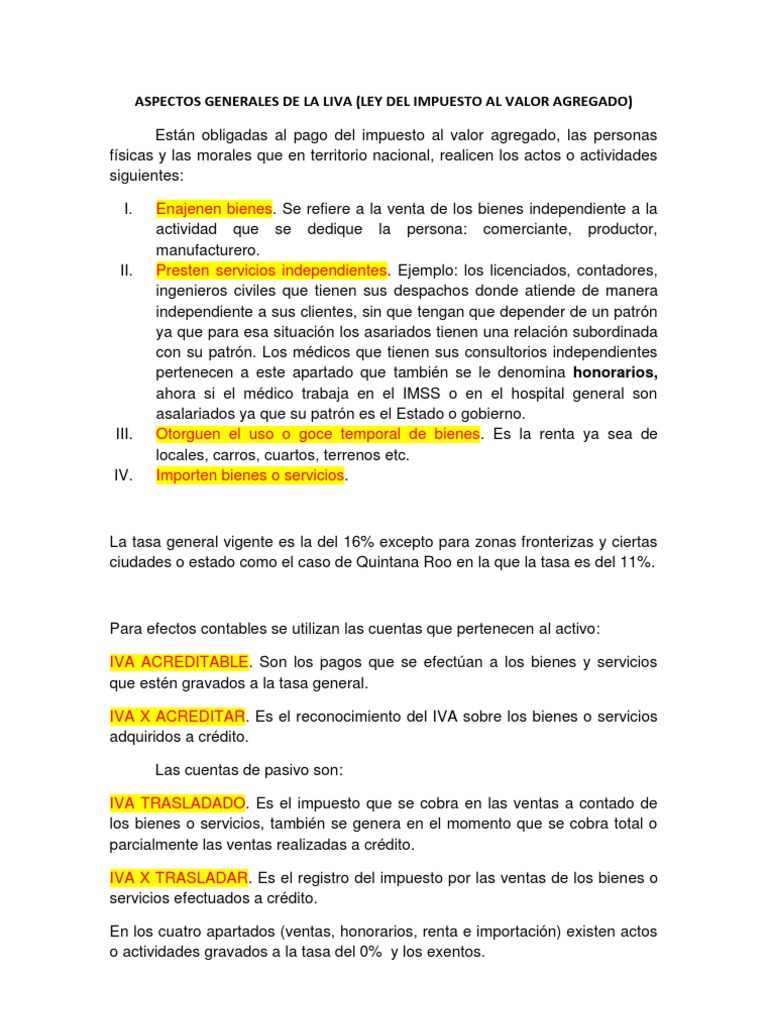 Teoria IVA | PDF | Impuesto al valor agregado | Impuestos