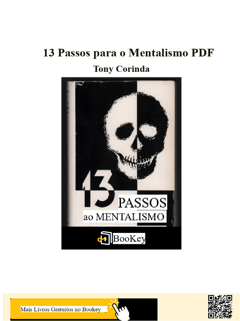 13 Passos do Mentalismo de Tony Corinda | PDF | Psicologia | Hipnose