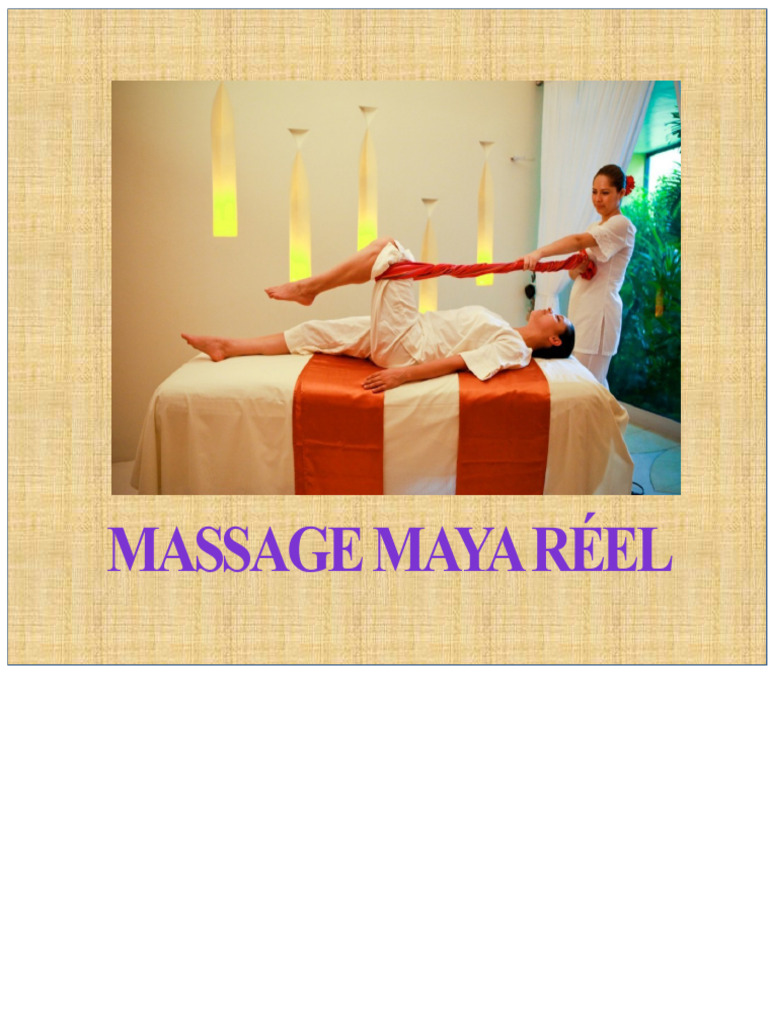 Massage Maya : Techniques et Bienfaits | PDF