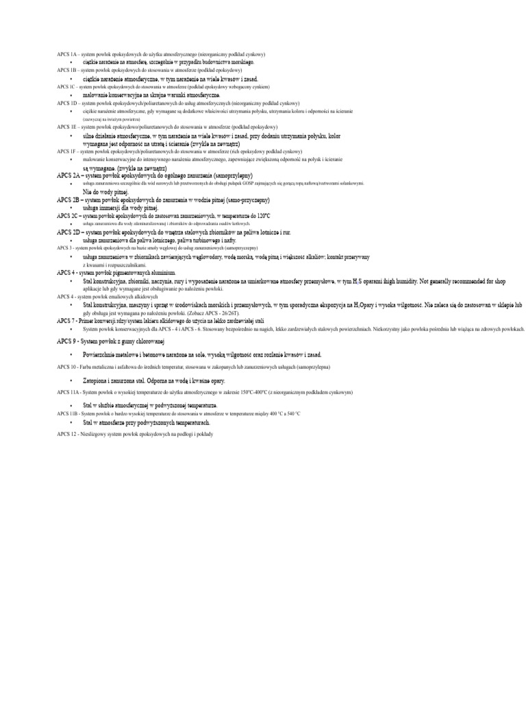 Szczegóły APCS | PDF