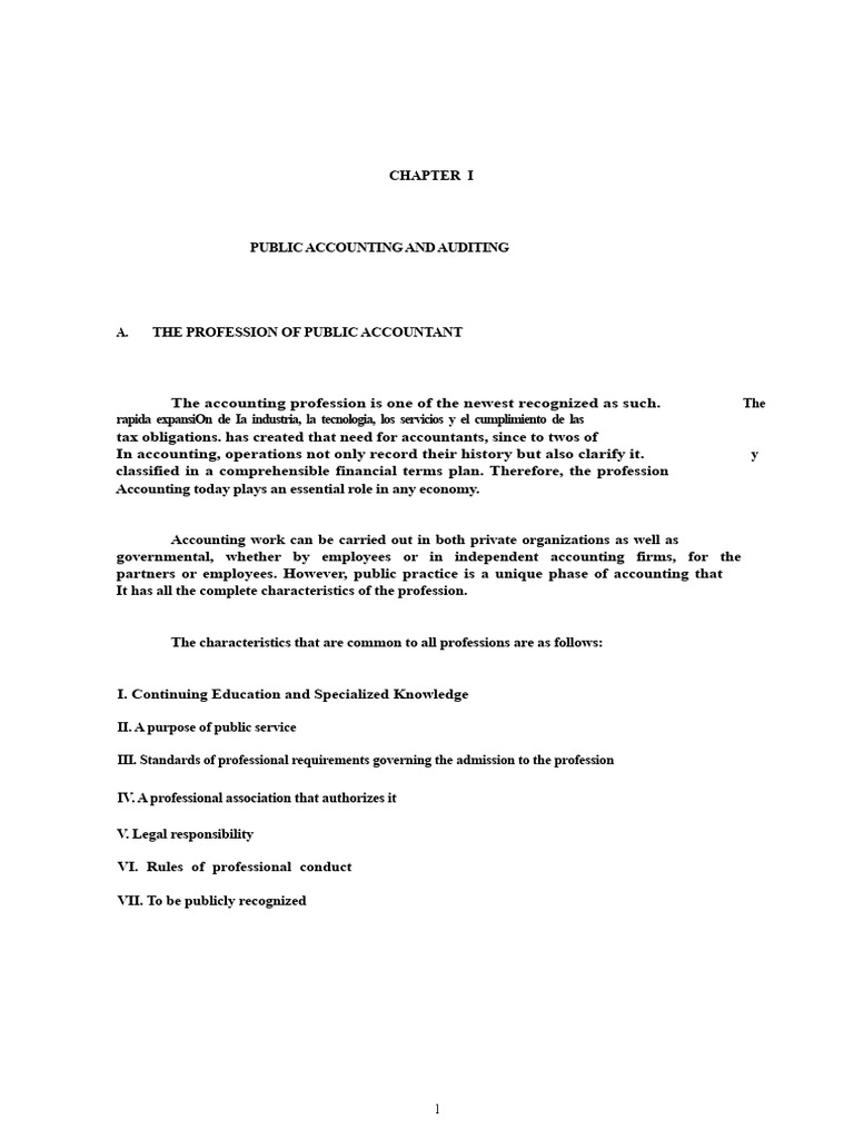 Public Accounting and Auditing Overview | PDF | Audit | Internal Control