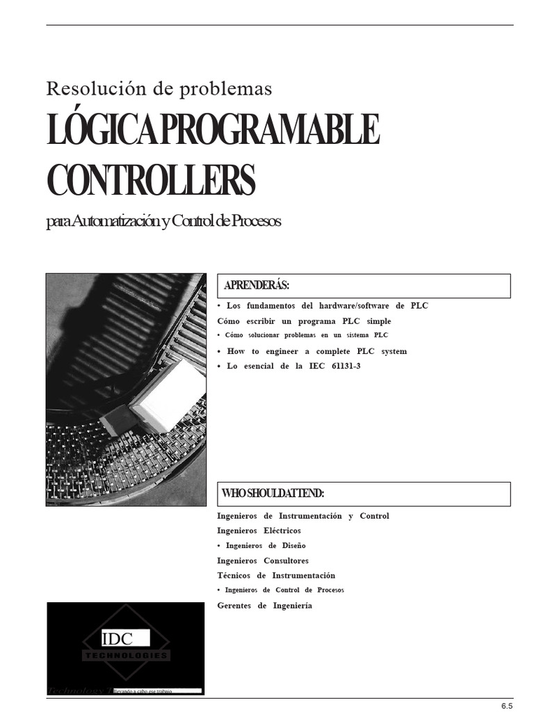 Taller de PLC: Automatización y Control | PDF | Controlador lógico ...