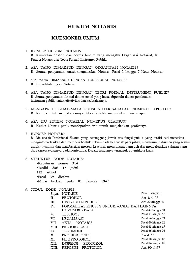 Panduan Lengkap Hukum Notaris Guatemala | PDF