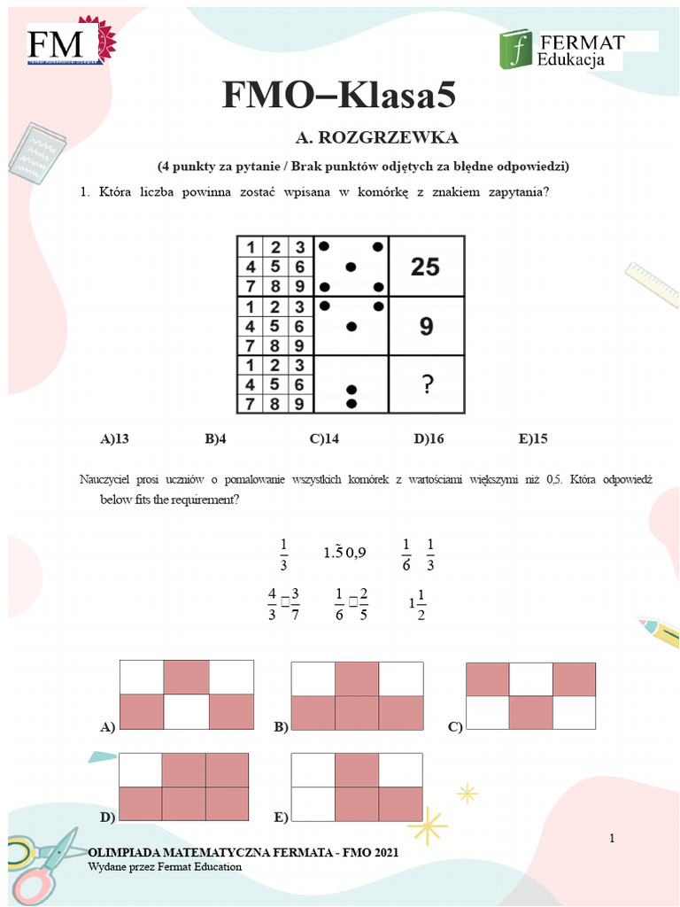 Fmo. Klasa 5 | PDF