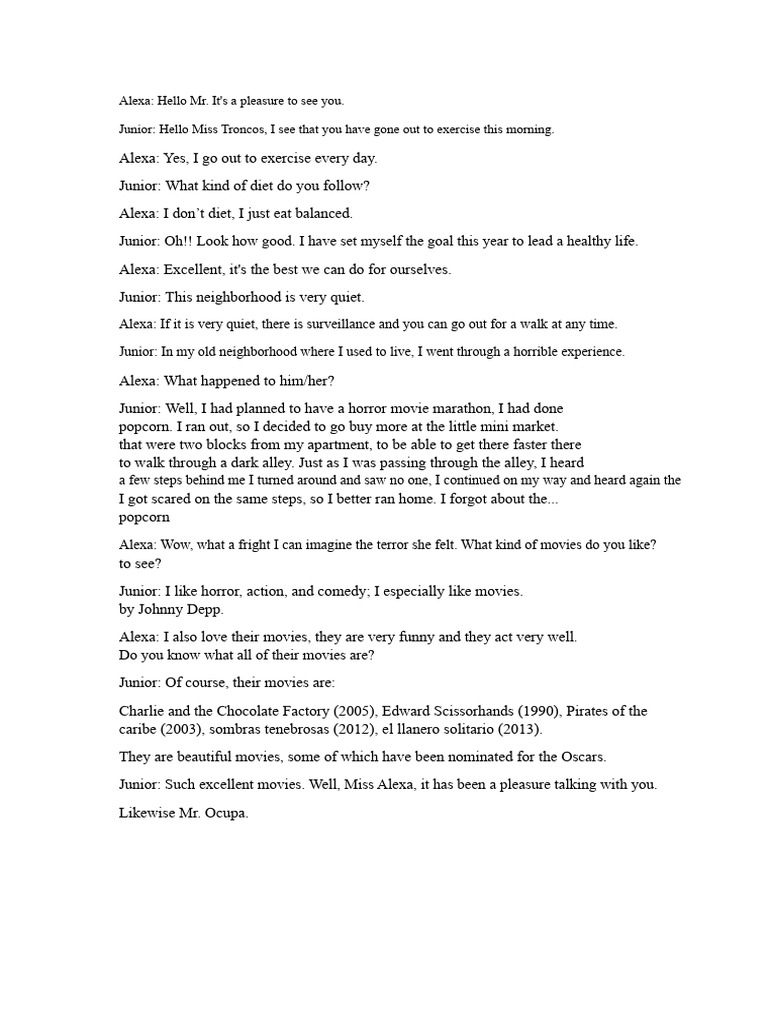 English Dialogue | PDF