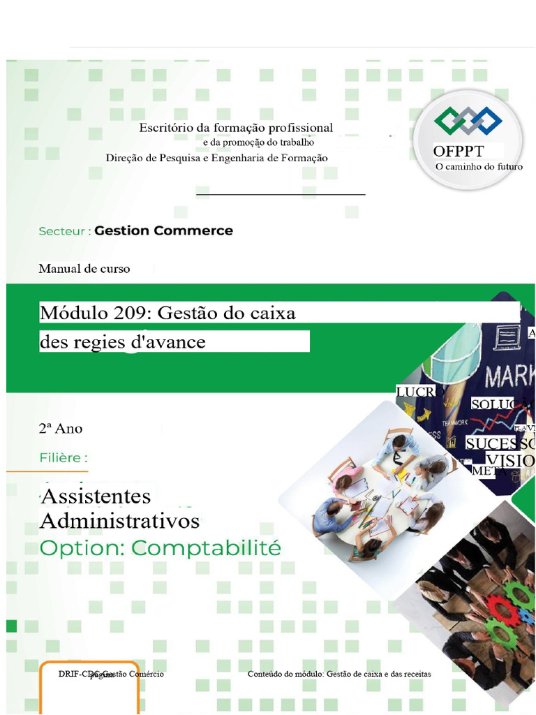 Gestão de Caixa e Receitas: Módulo 209 | PDF | Contabilidade | Dinheiro