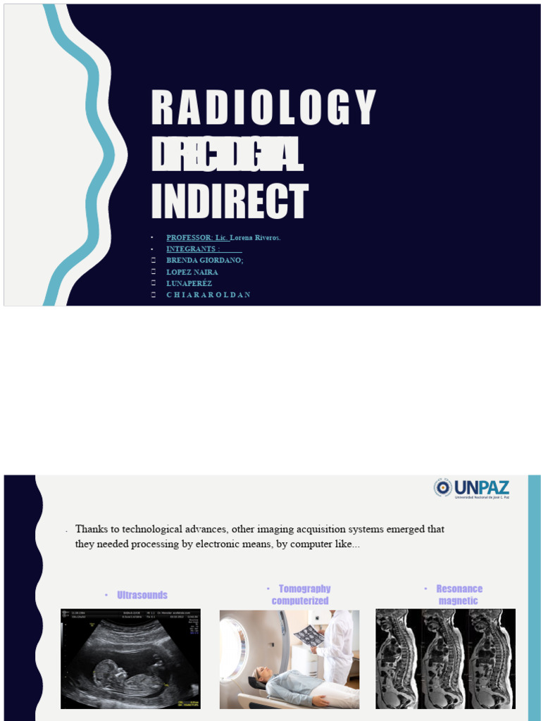Direct and Indirect Digital Radiology | PDF | Radiography | Imaging