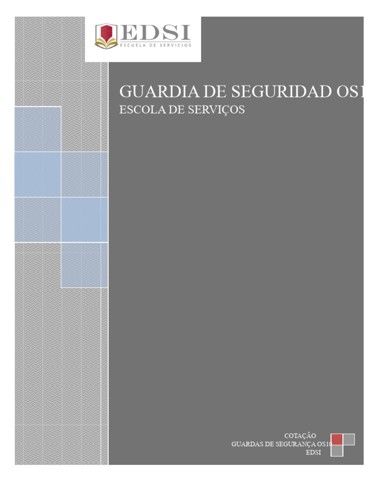 Curso de Guarda de Segurança OS10 EDSI | PDF | Chile
