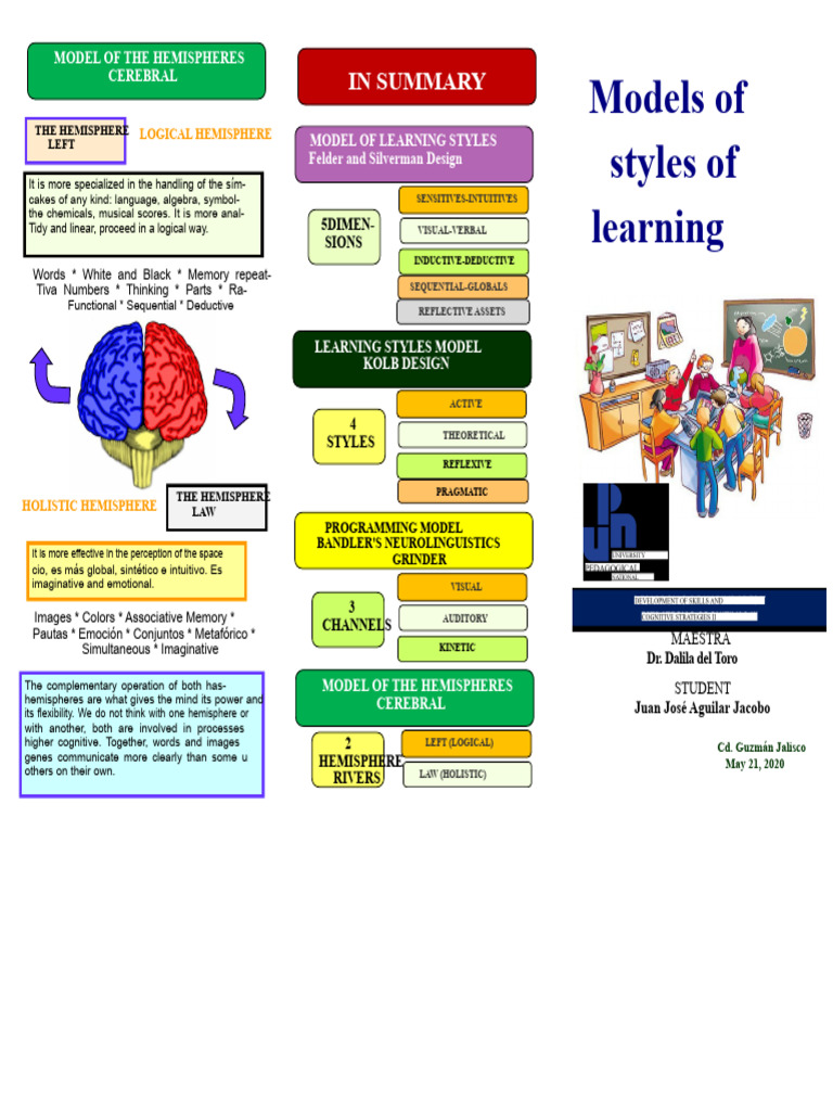 Cerebral Hemispheres Learning Models | PDF | Learning Styles ...
