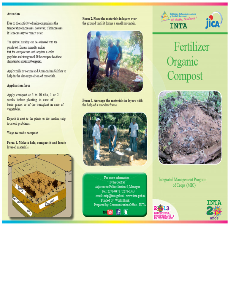 Brochure compost.pdf | PDF | Compost | Soil