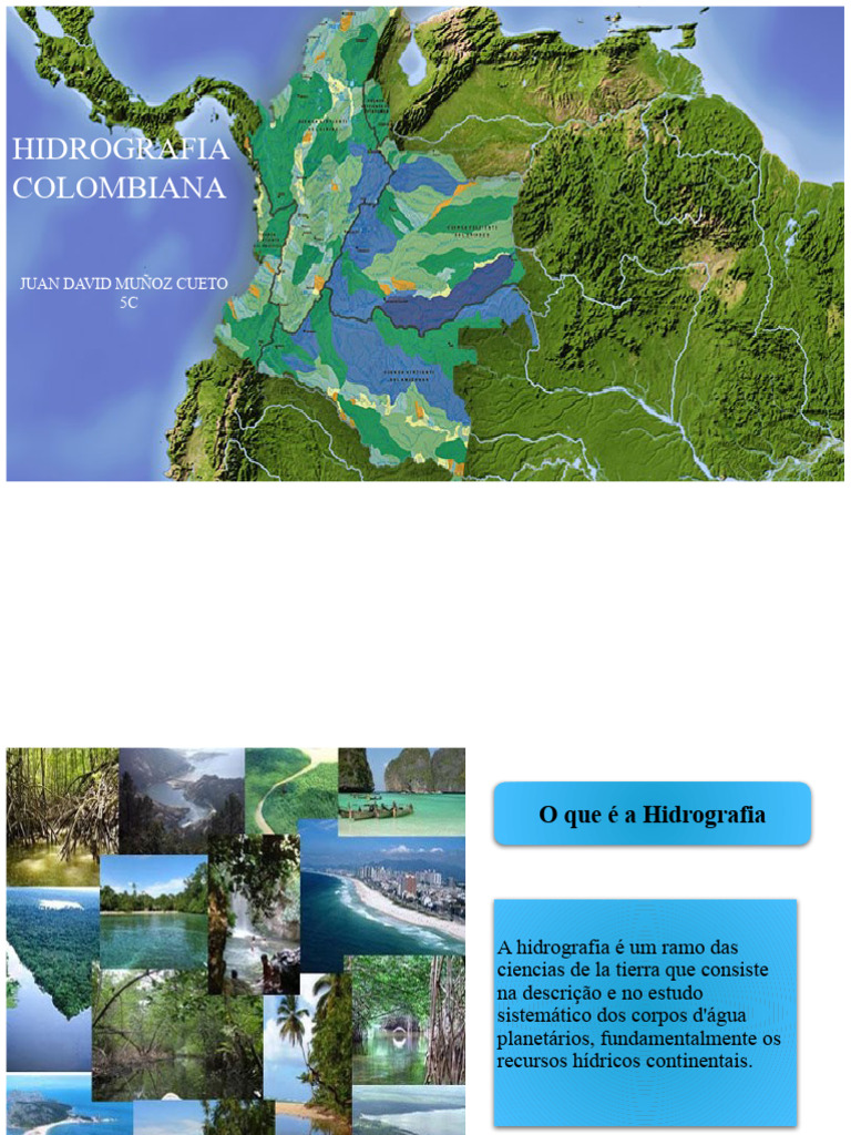 Hidrografia da Colômbia: Rios e Ciénagas | PDF | Colômbia | Caribe