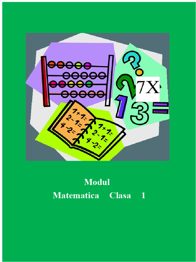 1ST Trimestru Modul Matematica Clasa 1 | PDF