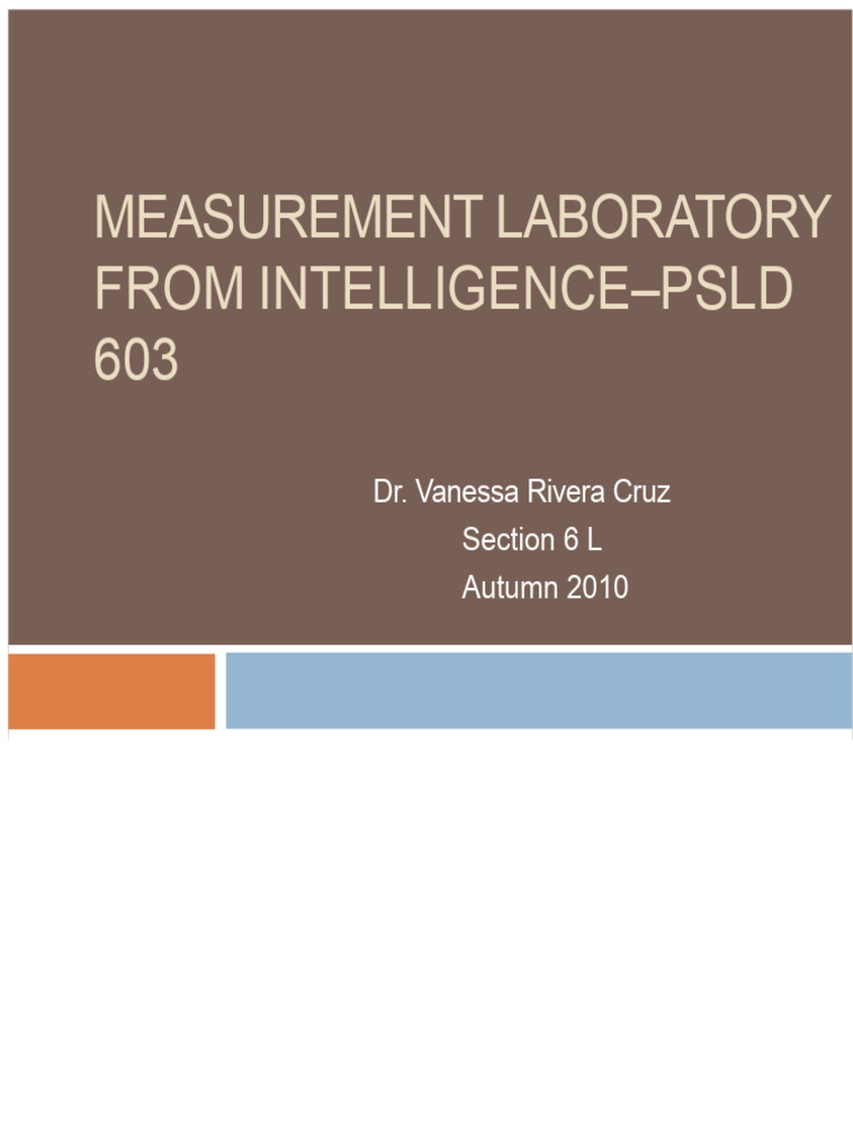 EIWA-III: Puerto Rico's Adult IQ Test | PDF | Wechsler Adult ...