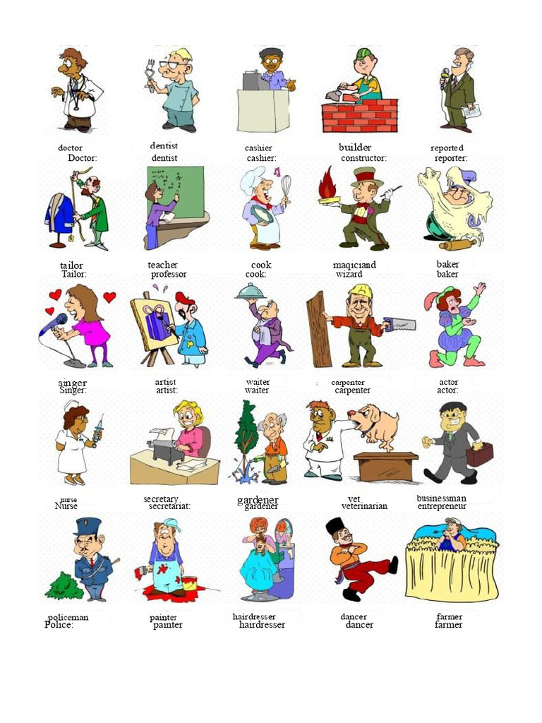List of Various Professions | PDF