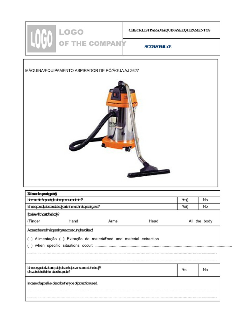 Machine Safety Risk Assessment Checklist | PDF | Safety