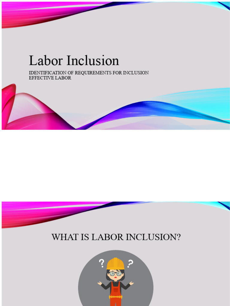 Employment Inclusion PPT 2 | PDF | Disability | Employment