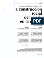 Rossana Reguillo - La Construccion Social Del Miedo