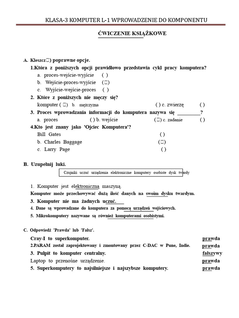 Klasa 3 | PDF