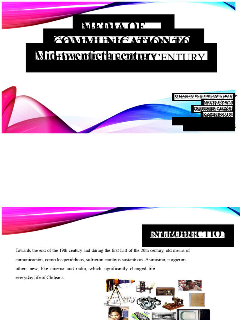Evolution of Communication Media in Chile | PDF