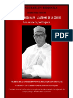 Livre Marafa Hamidou Yaya L'automne de La Colere Les Versets Politiques