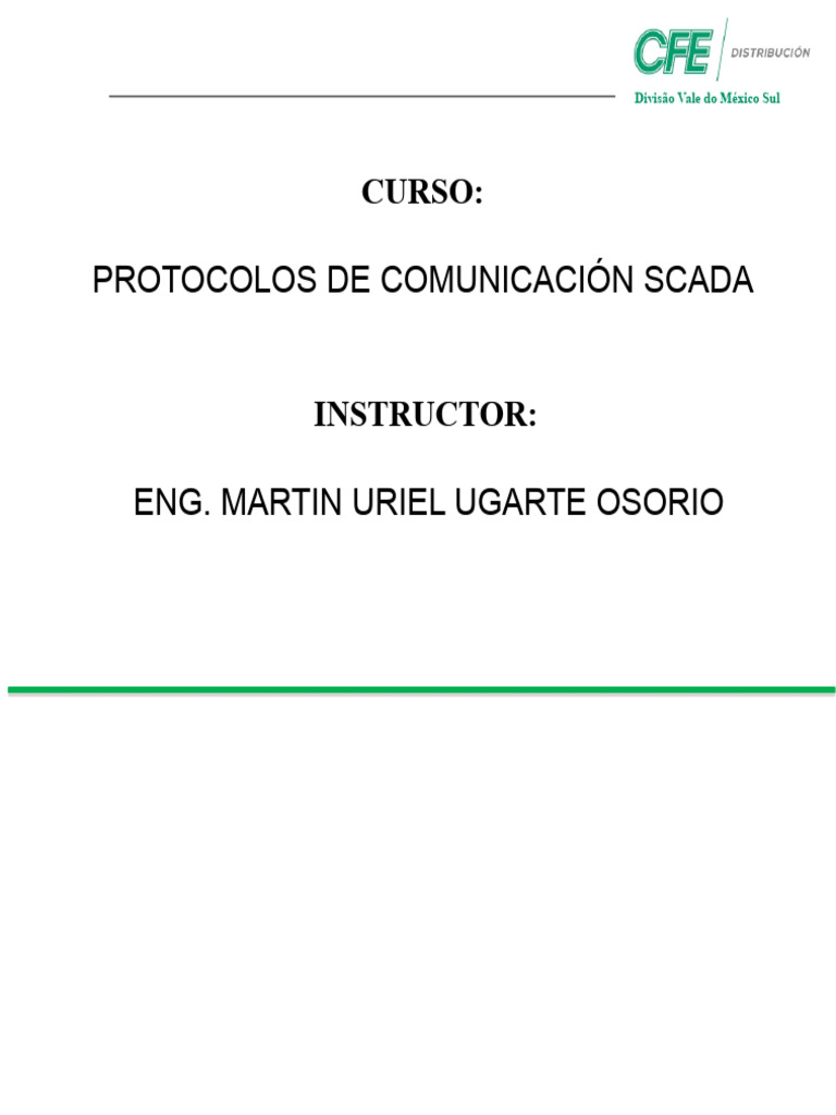Protocolos de Comunicação SCADA e DNP3.0 | PDF | Rede de computadores ...