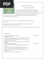 Mini-Cog Test Instructions and Scoring | PDF