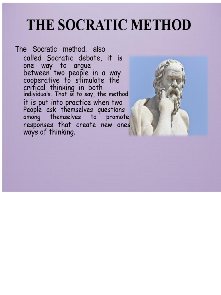 SOCRATIC METHOD - MAIEUTICS | PDF