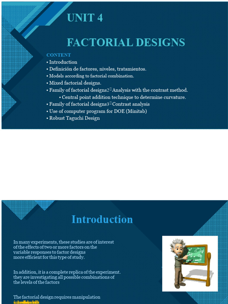 Factorial Designs in Experimental Analysis | PDF | Applied Mathematics ...