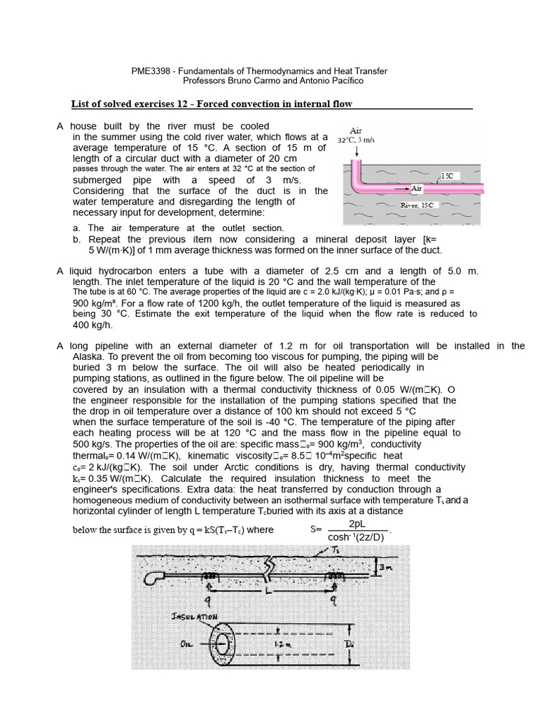 Heat Transfer in Forced Convection Systems | PDF | Heat Transfer ...