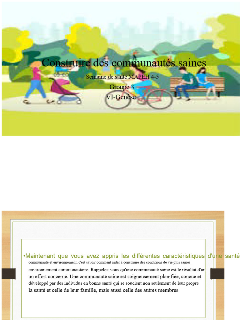 Construire des Communautés Saines et Durables | PDF | Nourritures | Déchets
