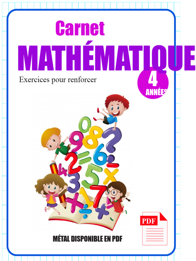 Exercices de mathématiques PDF 4e année | PDF