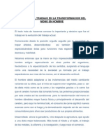 El Papel Del Trabaj o en La Transformacion Del Mono en Hombre