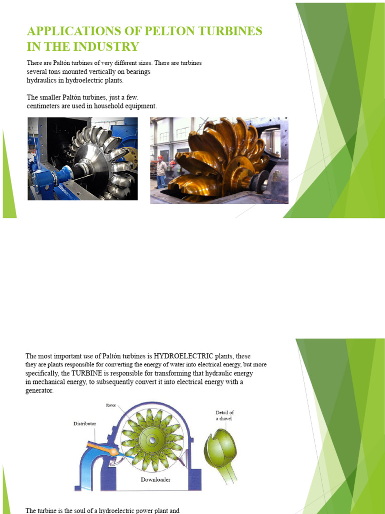 Applications of Pelton Turbines in Industry | PDF | Hydroelectricity ...