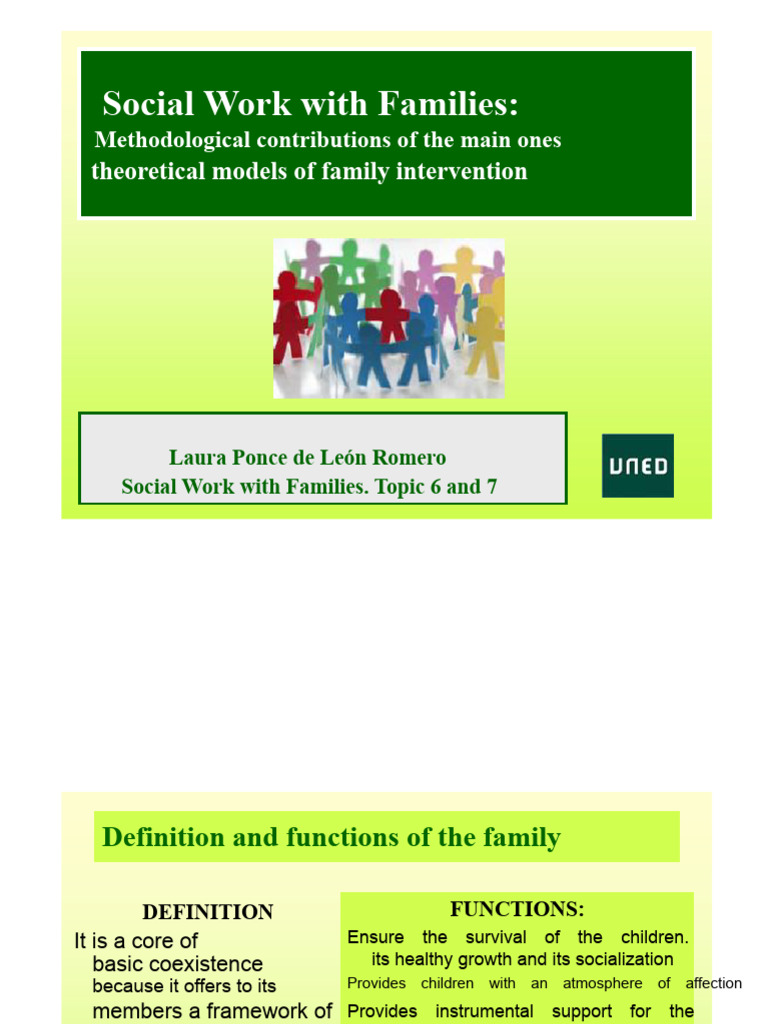 Family Intervention in Social Work Models | PDF | Poverty | Poverty ...